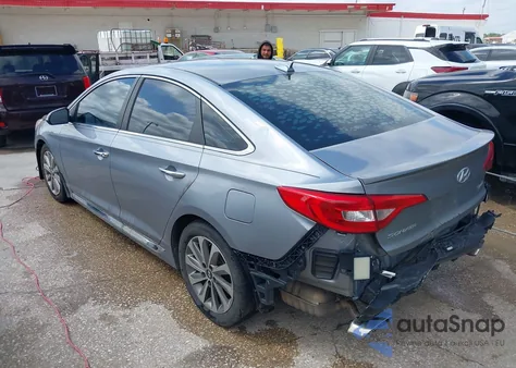 2016 Hyundai Sonata Sport из США, поврежденный, VIN 5NPE34AF9GH299993